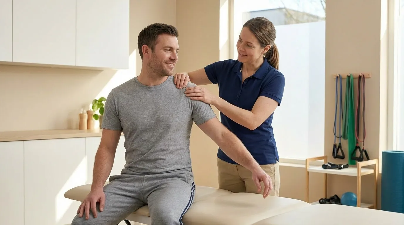 Séance d'ostéopathie