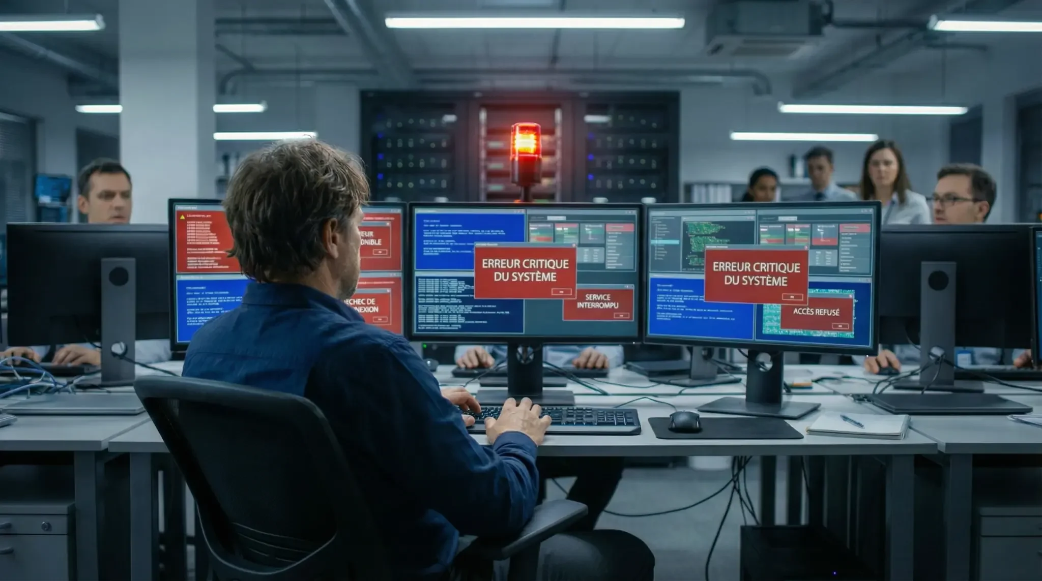 Perte de données critique